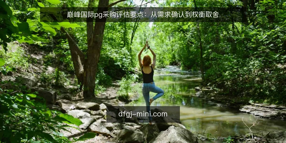 巅峰国际pg采购评估要点：从需求确认到权衡取舍 — 需求确认：先界定使用场景与目标 配图